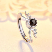 Load image into Gallery viewer, Rose Gold&amp;Silver 100 languages I love you Projection Ring Romantic Love Memory Wedding Ring Jewelry Dropshipping